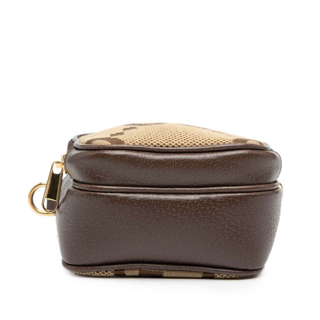 Gucci Micro Jumbo GG Canvas Web Top Handle Bag - Image 6