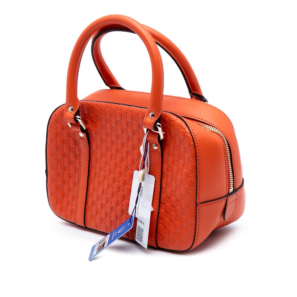 Gucci Small Microguccissima Bree Satchel - Back view