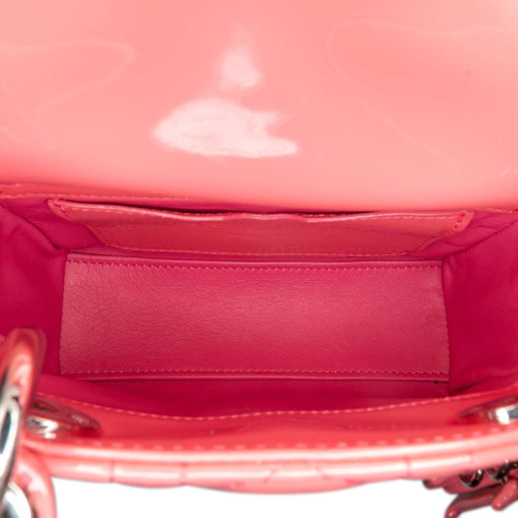 Dior Micro Patent Cannage Lady Dior - 4