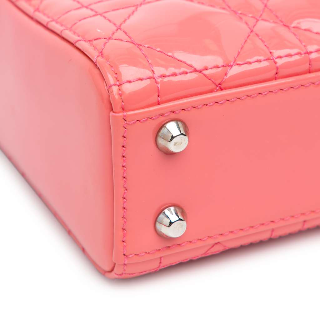 Dior Micro Patent Cannage Lady Dior - Image 10