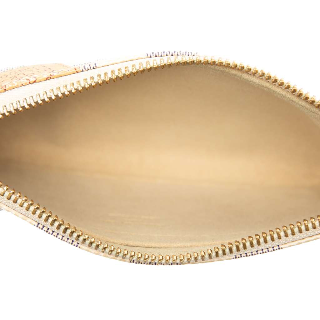 Louis Vuitton Damier Azur Pochette Milla Trunks Labels MM - 4