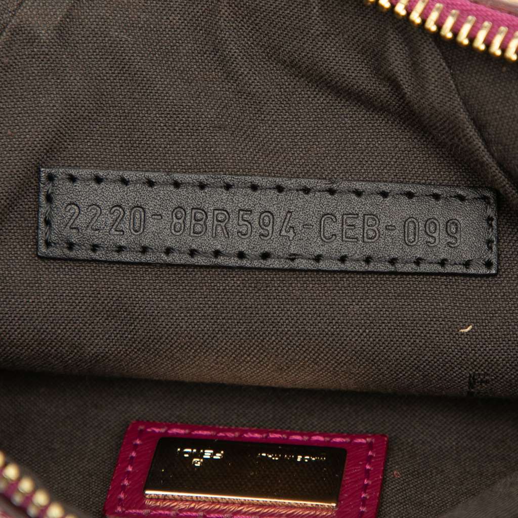 Fendi Zucchino Canvas Chain Pochette - Detail 1
