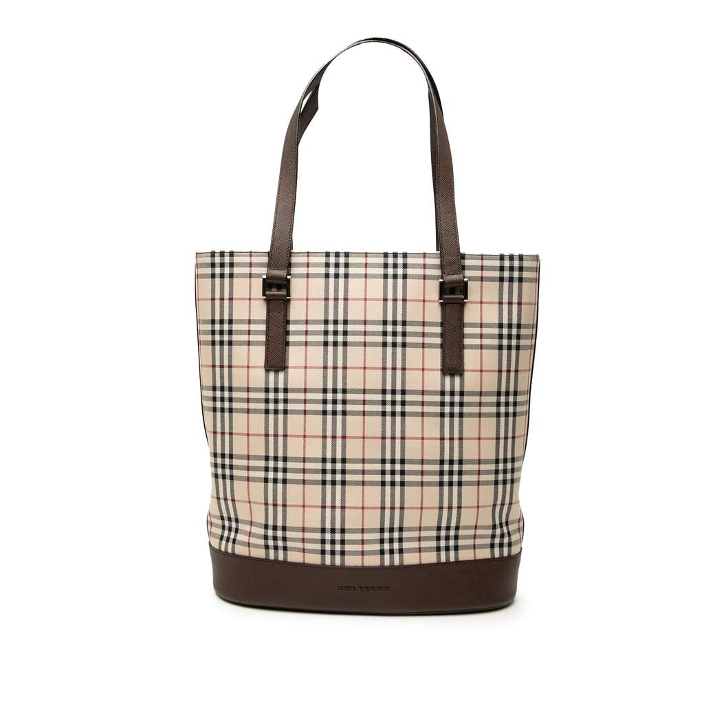 Burberry House Check Canvas Tote