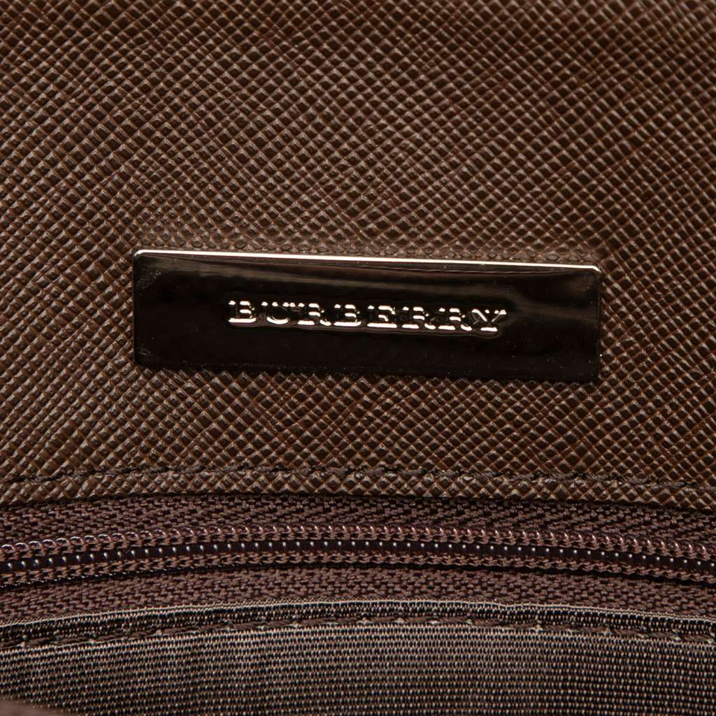 Burberry House Check Canvas Tote - Side view