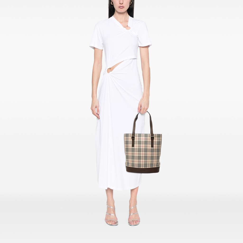 Burberry House Check Canvas Tote - Detail 1