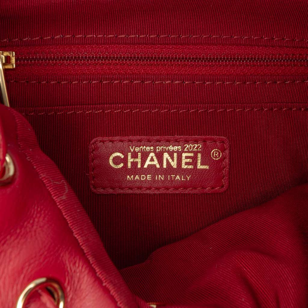 Chanel Mini Quilted Lambskin Urban Spirit Backpack - Side view