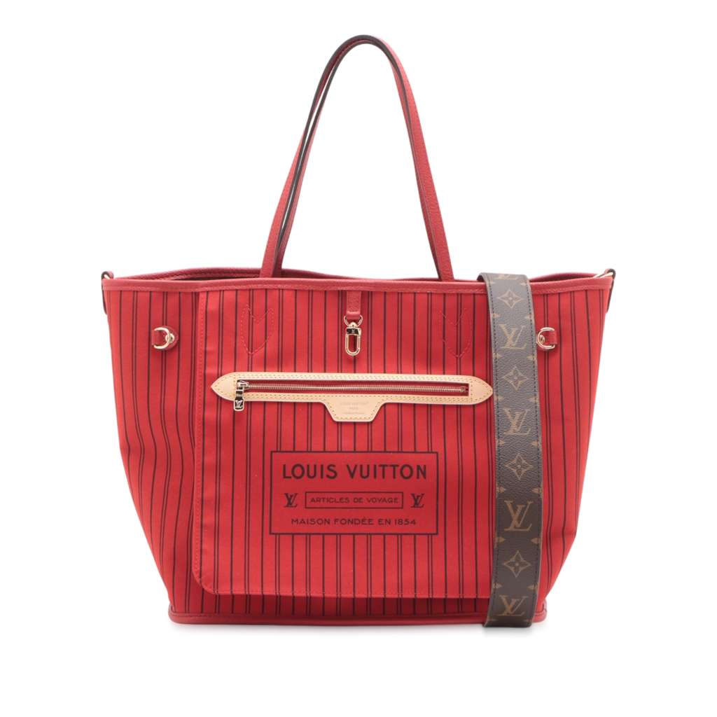 Louis Vuitton Monogram Neverfull Bandouliere Inside Out MM