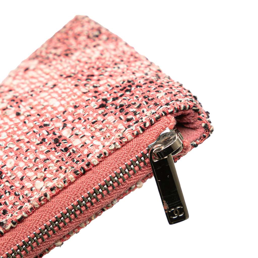 Chanel Perforated Calfskin Logo Eyelet Flap Bag - Image 10