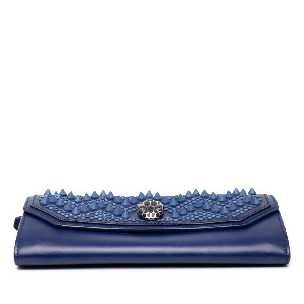 Bvlgari Nicholas Kirkwood Studded Leather Serpenti Forever Wallet on Chain - Image 6