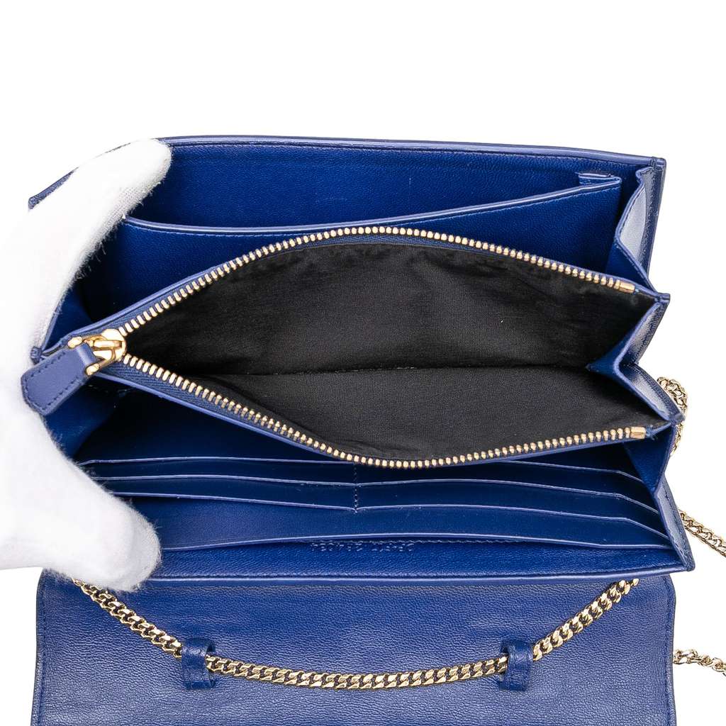 Bvlgari Nicholas Kirkwood Studded Leather Serpenti Forever Wallet on Chain - 4