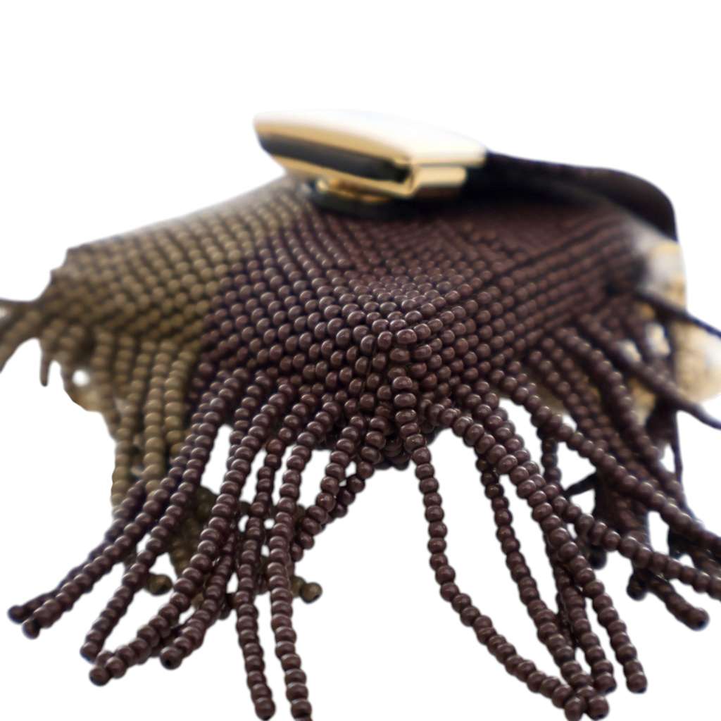 Fendi Beaded Pequin Pico Baguette Charm Crossbody - Image 10