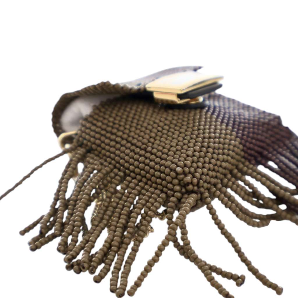 Fendi Beaded Pequin Pico Baguette Charm Crossbody - Image 11