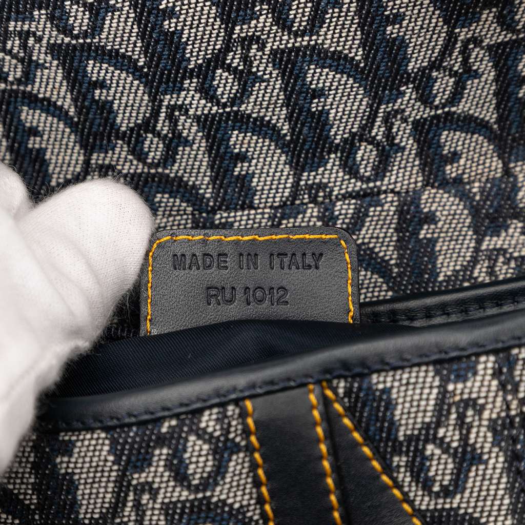 Dior Diorissimo Canvas Saddle Bag - Detail 1