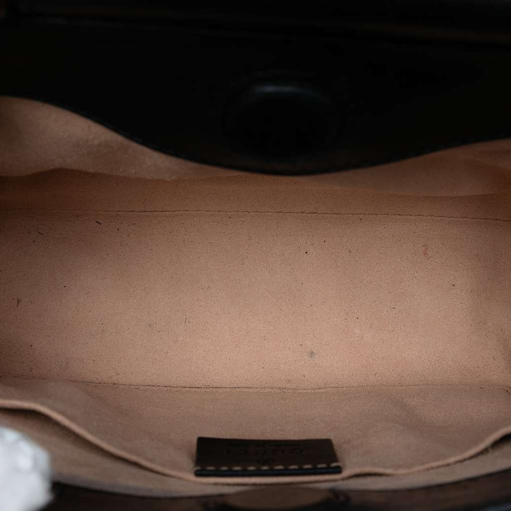 Gucci Mini Nappa Bamboo Nymphaea Top Handle Bag - 4