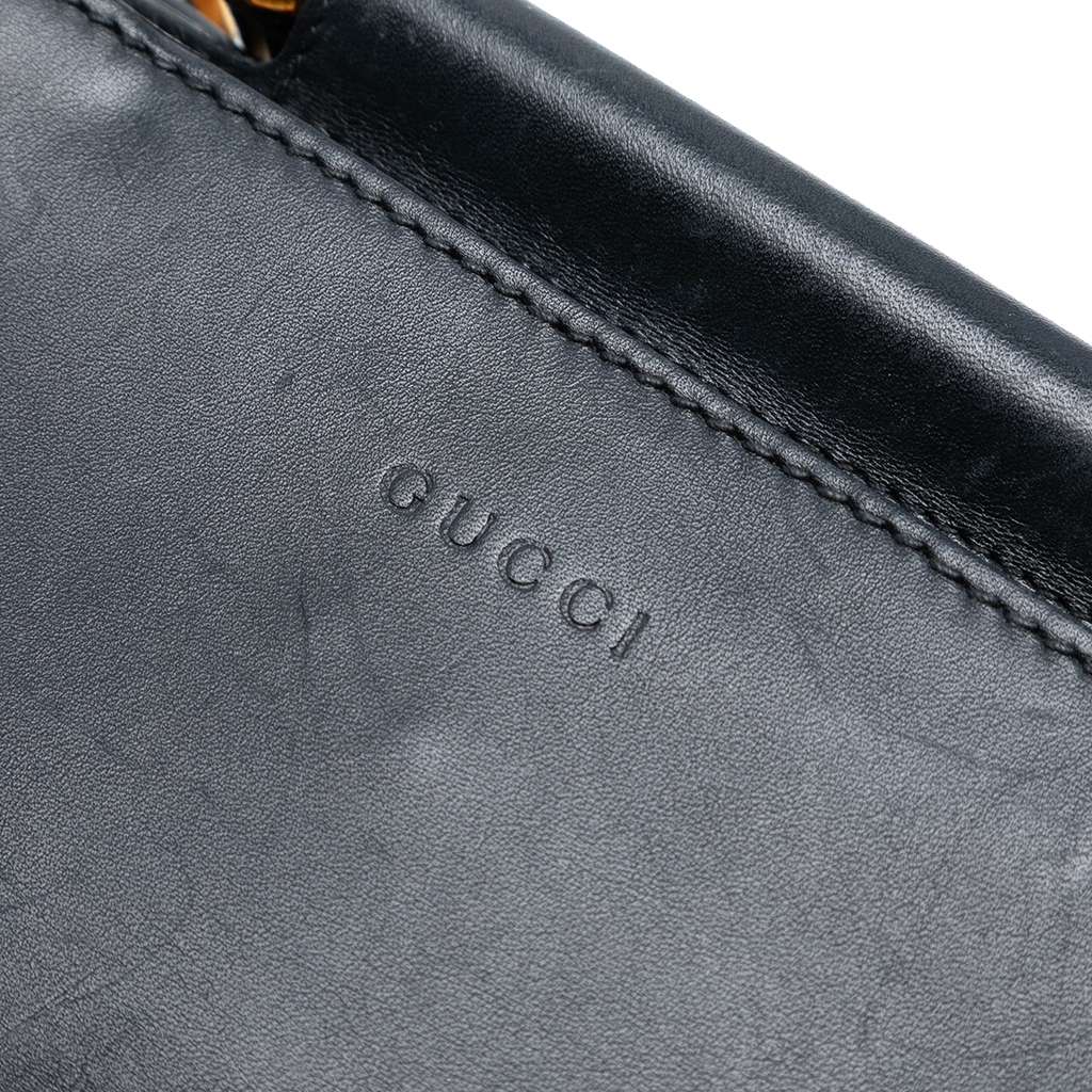 Gucci Mini Nappa Bamboo Nymphaea Top Handle Bag - Detail 1
