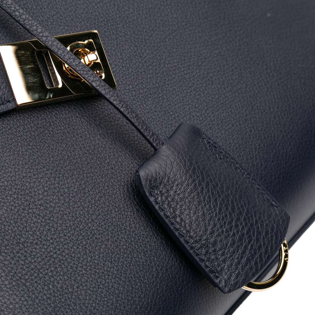 Salvatore Ferragamo Small Leather Hug Satchel - Image 10