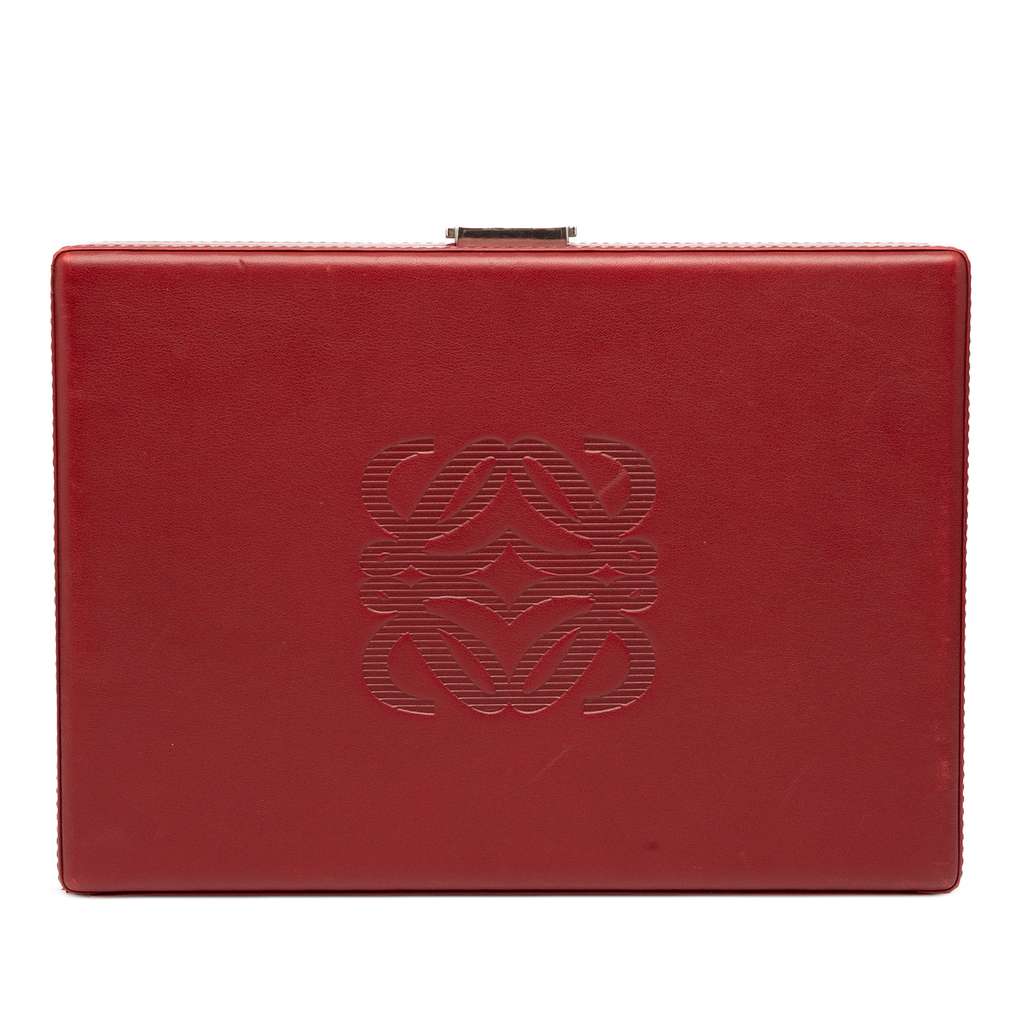 Loewe Leather Anagram Jewelry Box