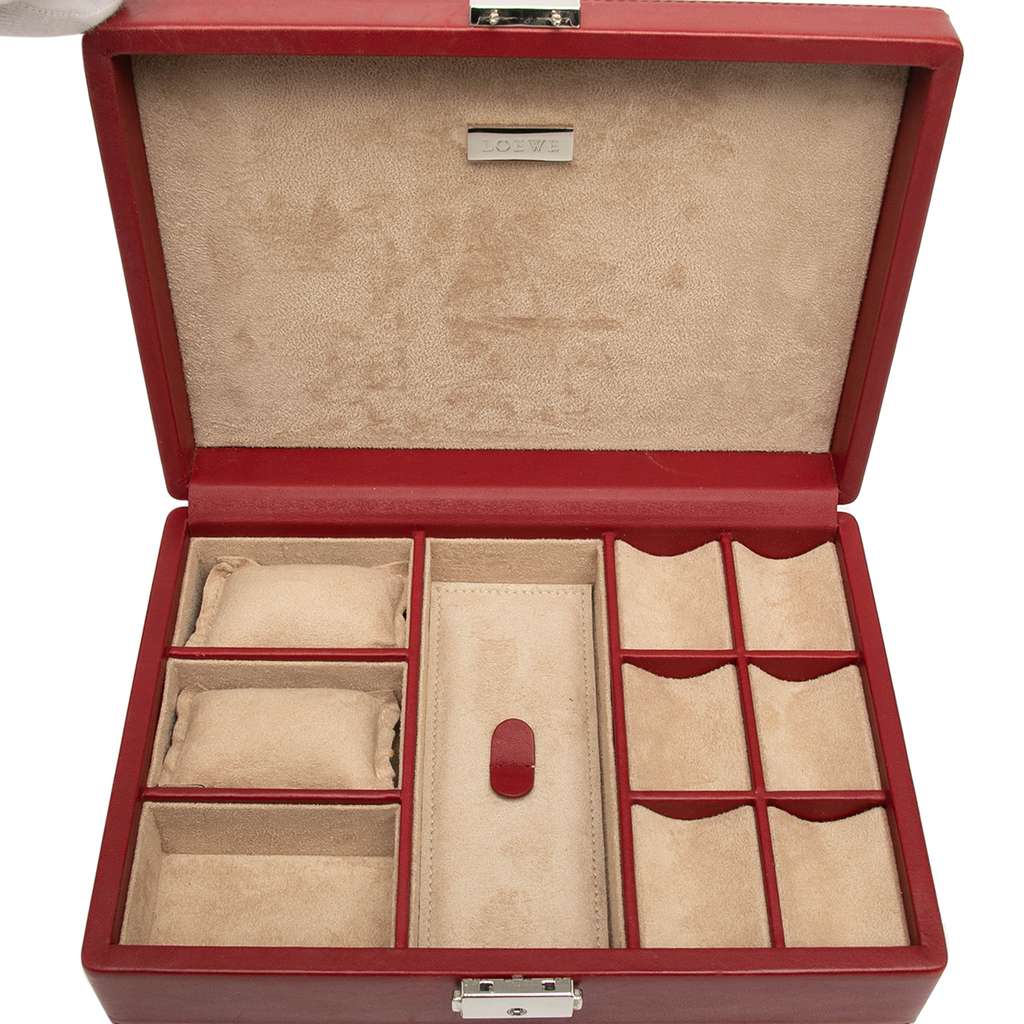 Loewe Leather Anagram Jewelry Box - 4