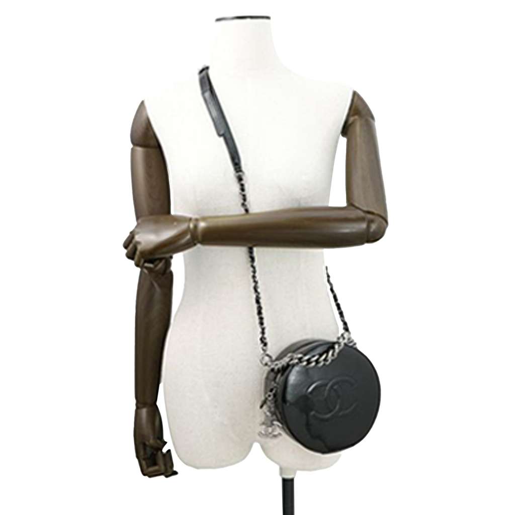 Chanel Patent Round As Earth Bag - Image 16