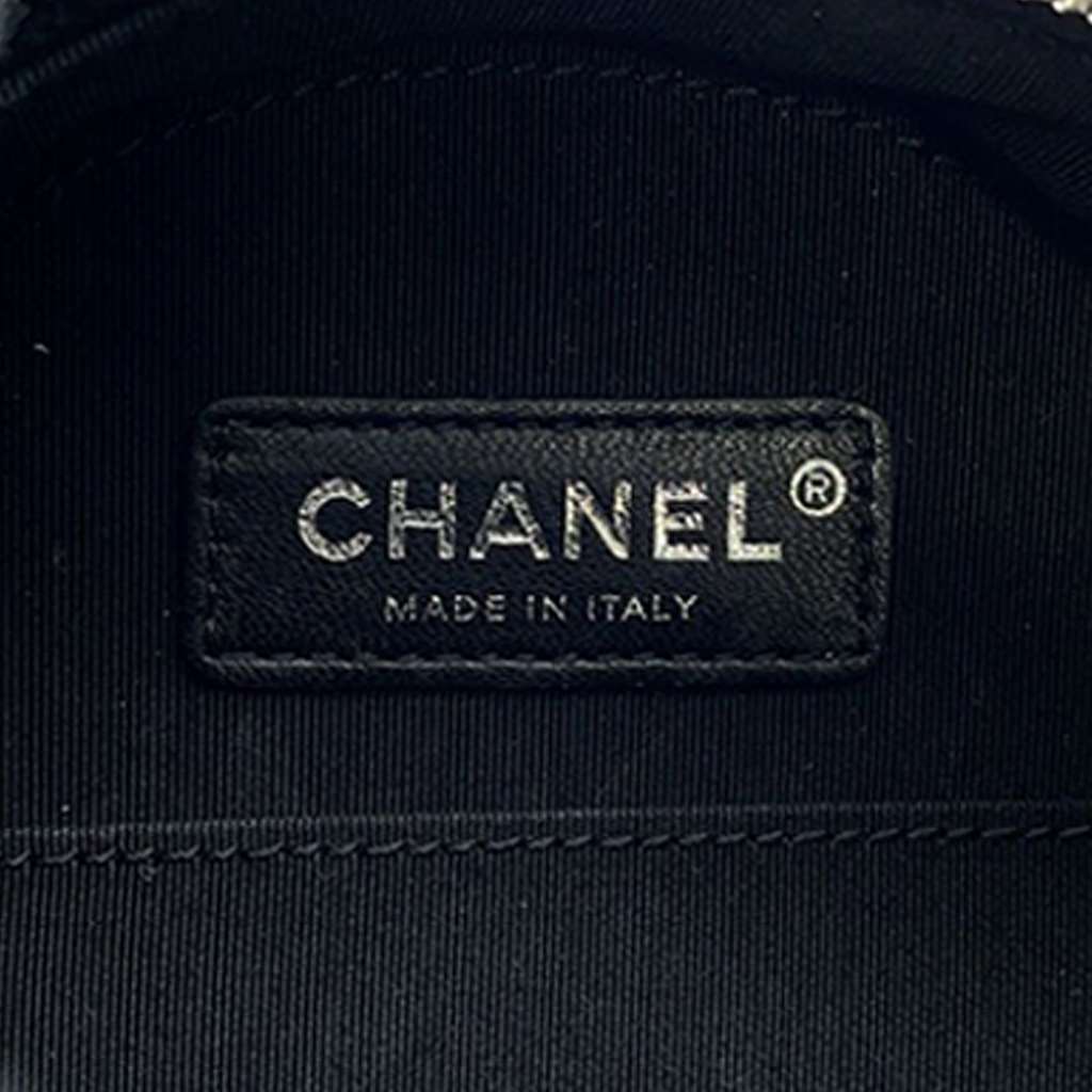 Chanel Patent Round As Earth Bag - Side view