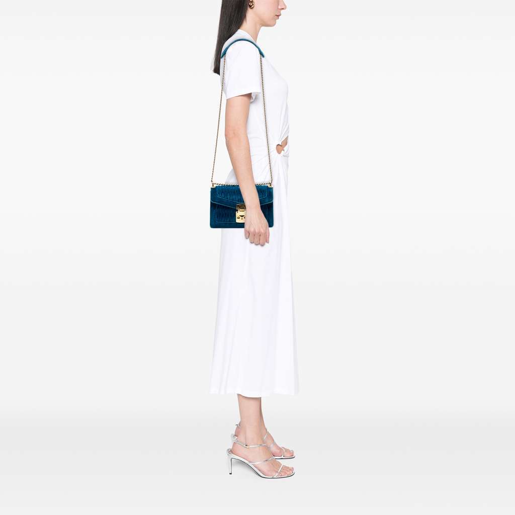 Miu Miu Velluto Matelasse Confidential Chain Crossbody - Detail 1