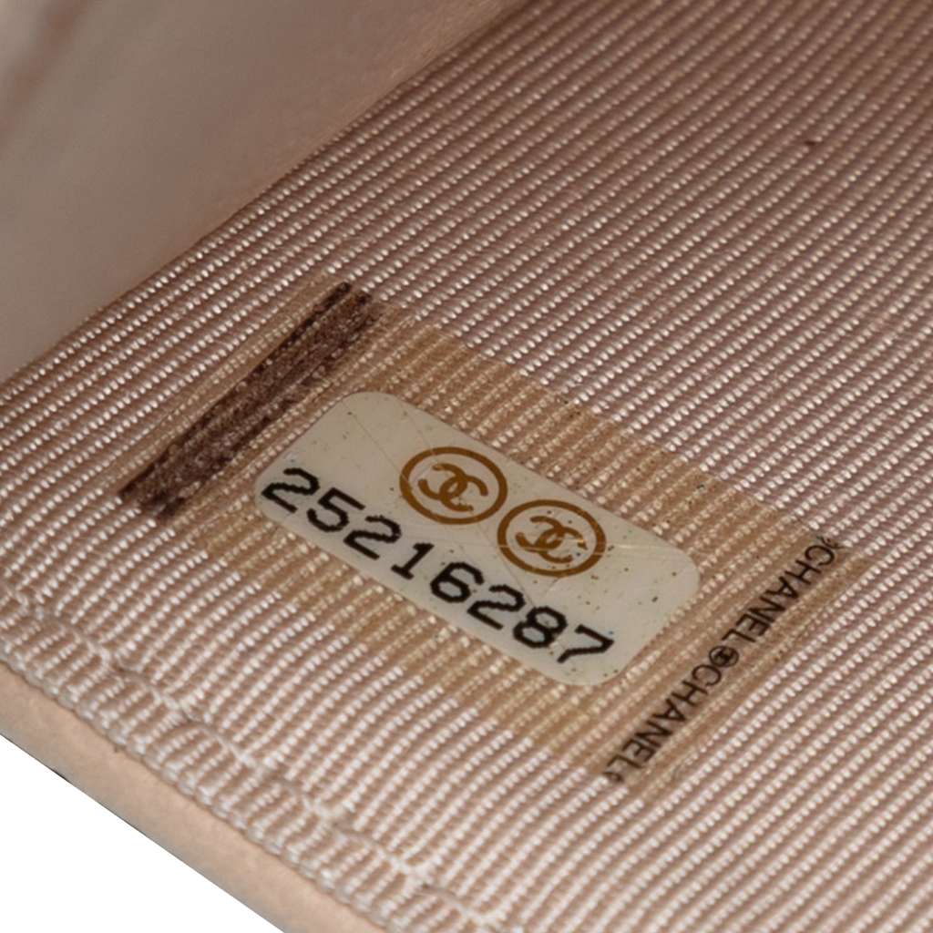 Chanel CC Chevron Caviar Ancient Greek Charms Wallet On Chain - Side view