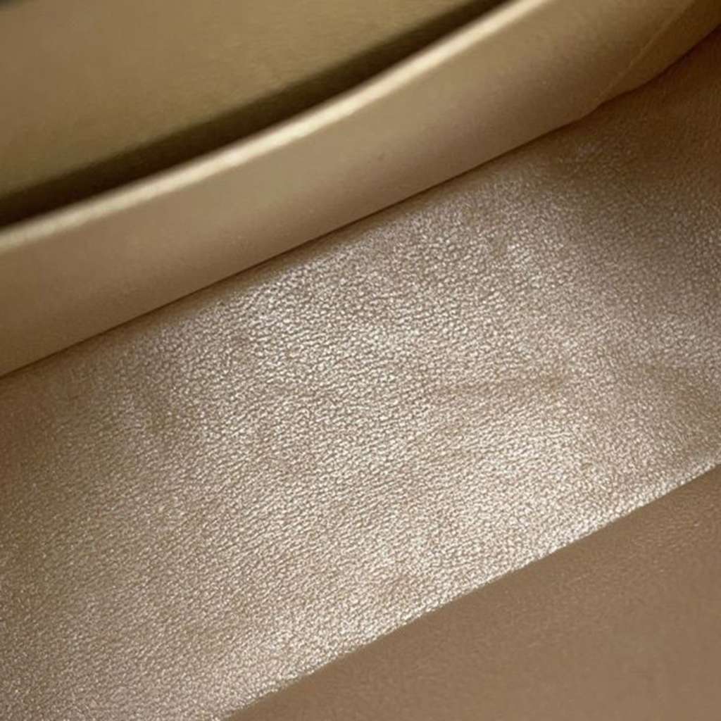 Chanel CC Quilted Patent Frame Flap Clutch with Chain - Side view