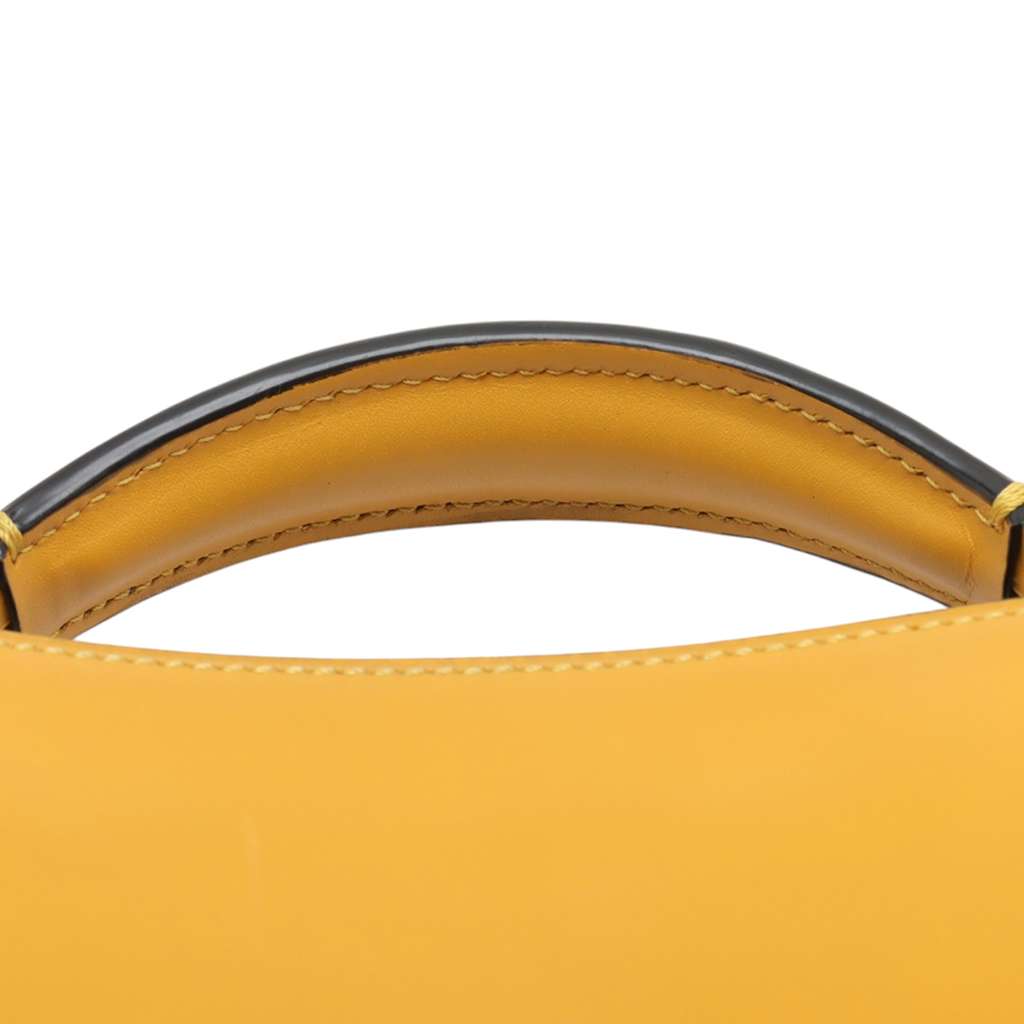 Fendi Small Bicolor Leather Peekaboo ISeeU Satchel - Image 11