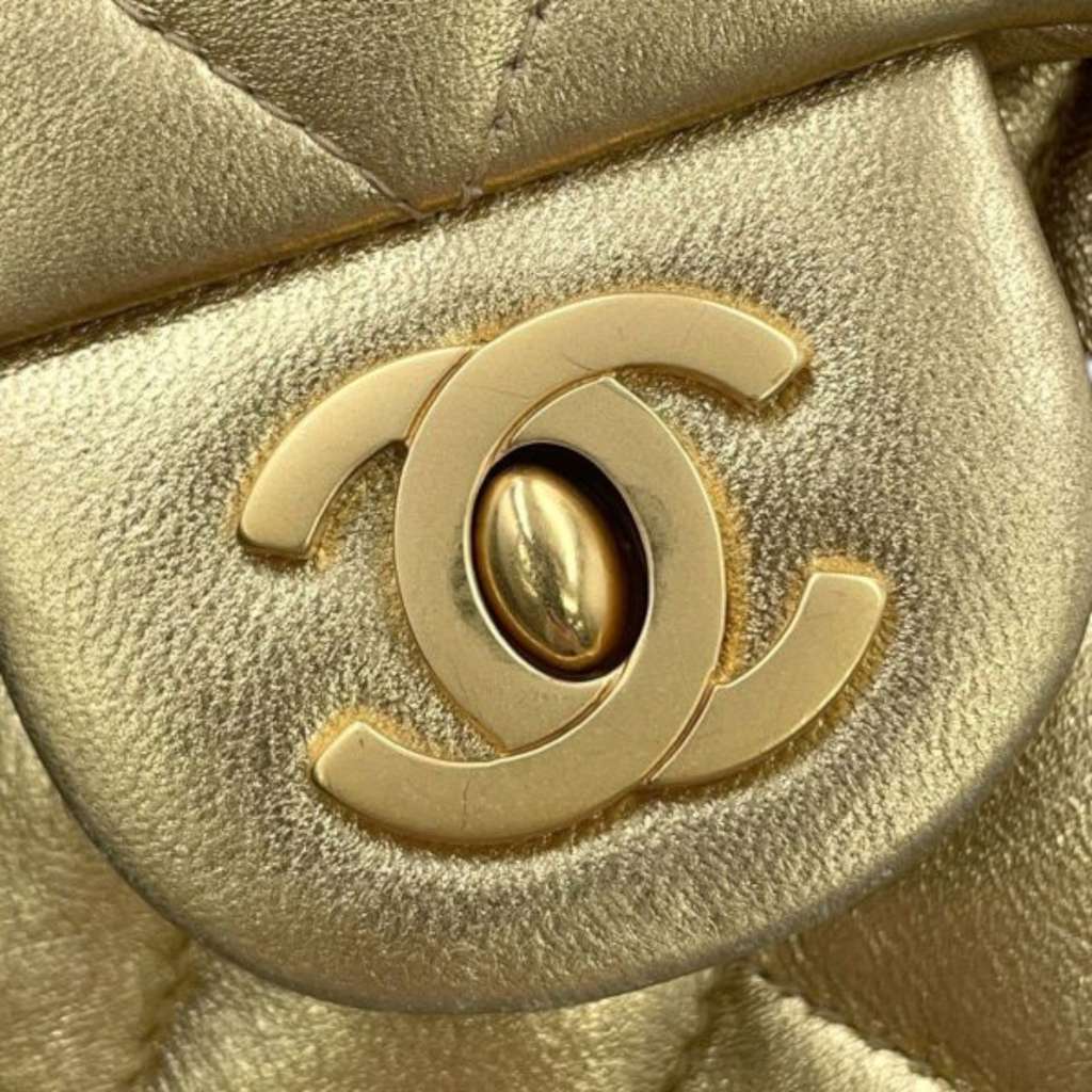 Chanel Mini Square Classic Lambskin Single Flap - Image 11