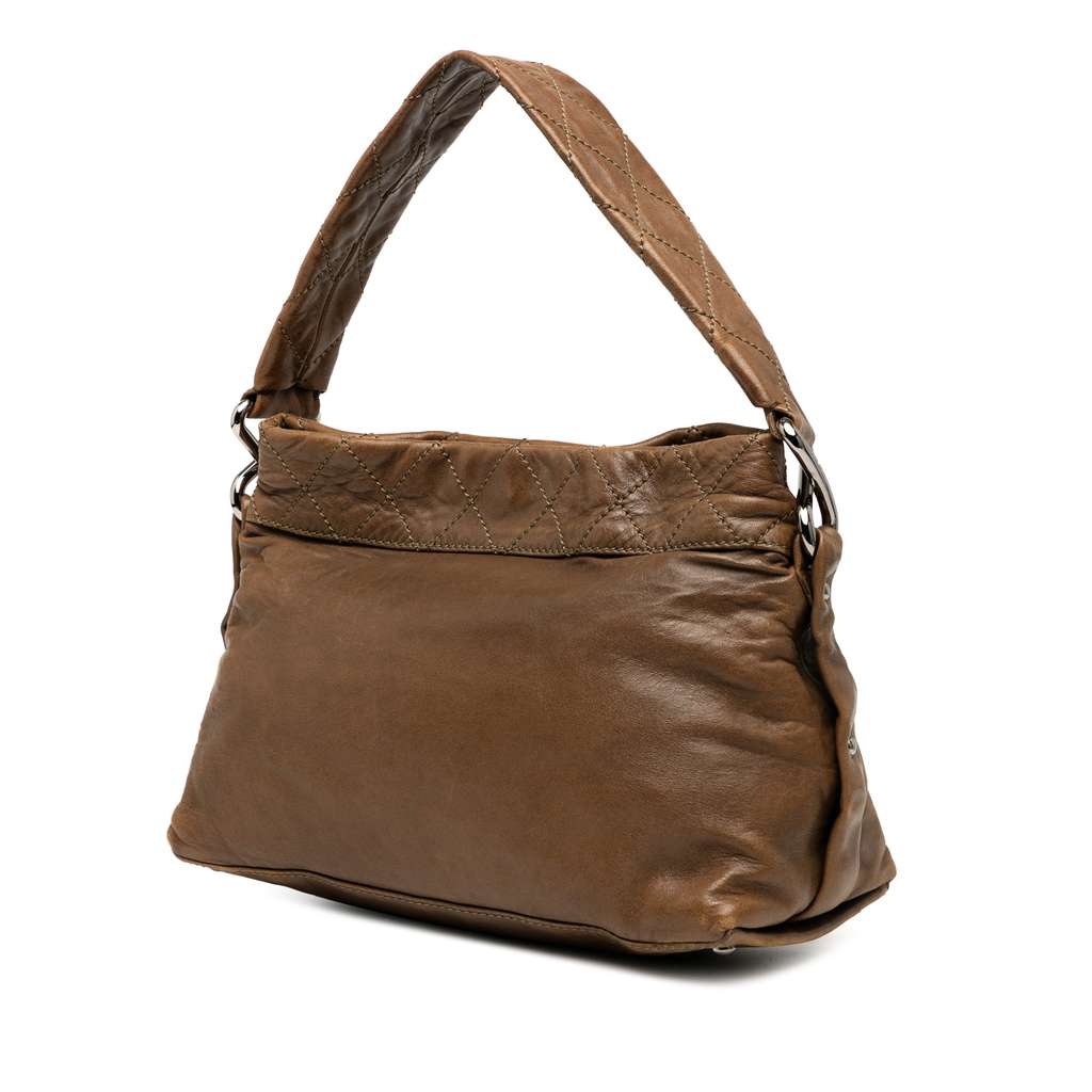 Chanel Reissue 2.55 Calfskin Wild Stitch Shoulder Bag - Back view