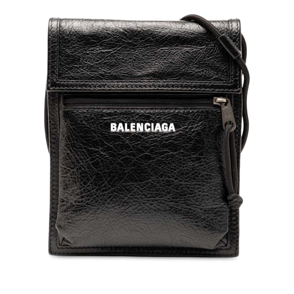 Balenciaga Small Lambskin Arena Explorer Pouch