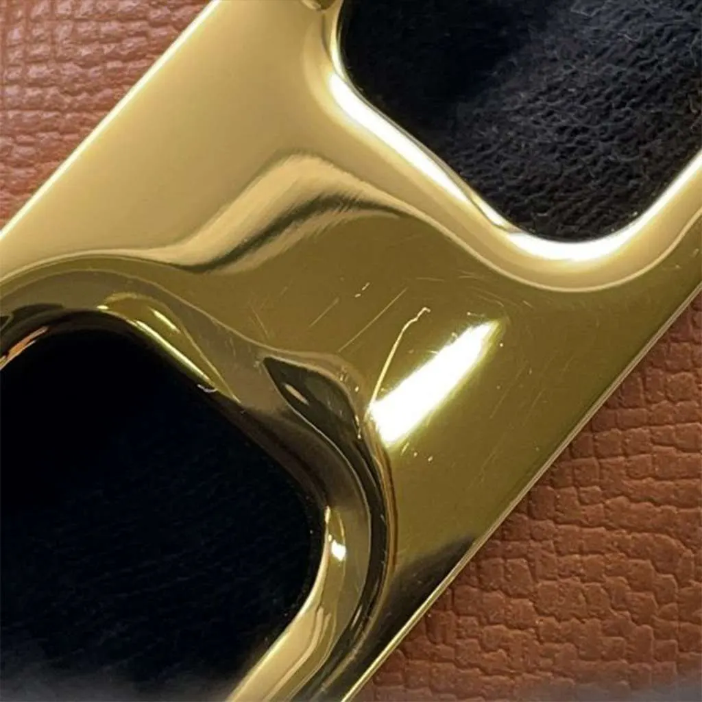 Hermès Gold Plated Epsom Olympe Cuff Bracelet Gold Metal Good - Box View
