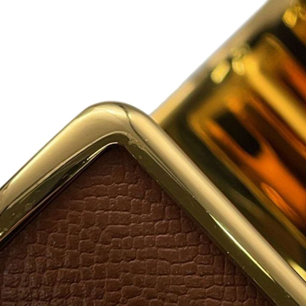 Hermès Gold Plated Epsom Olympe Cuff Bracelet - Image 10