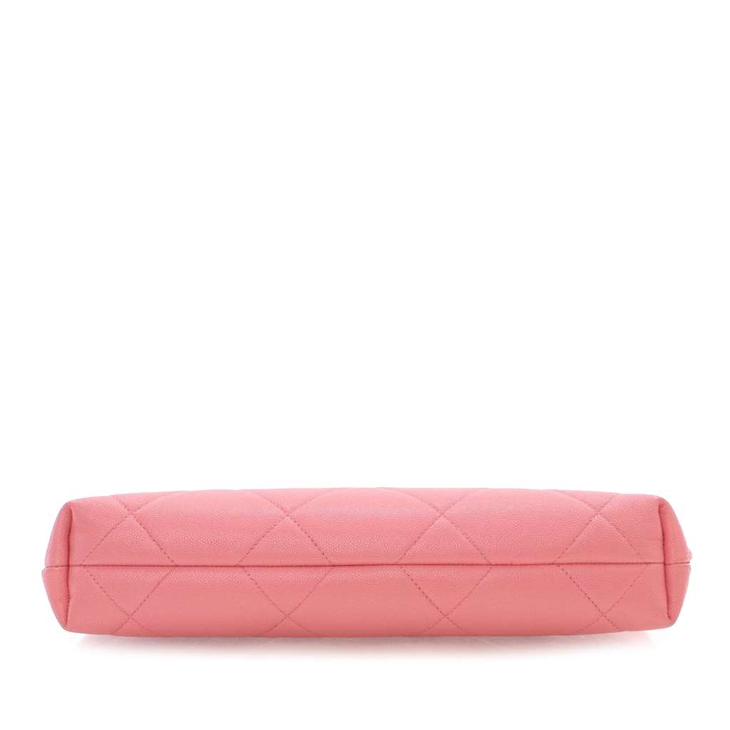Chanel Quilted Caviar A Real Catch Clutch - Image 6