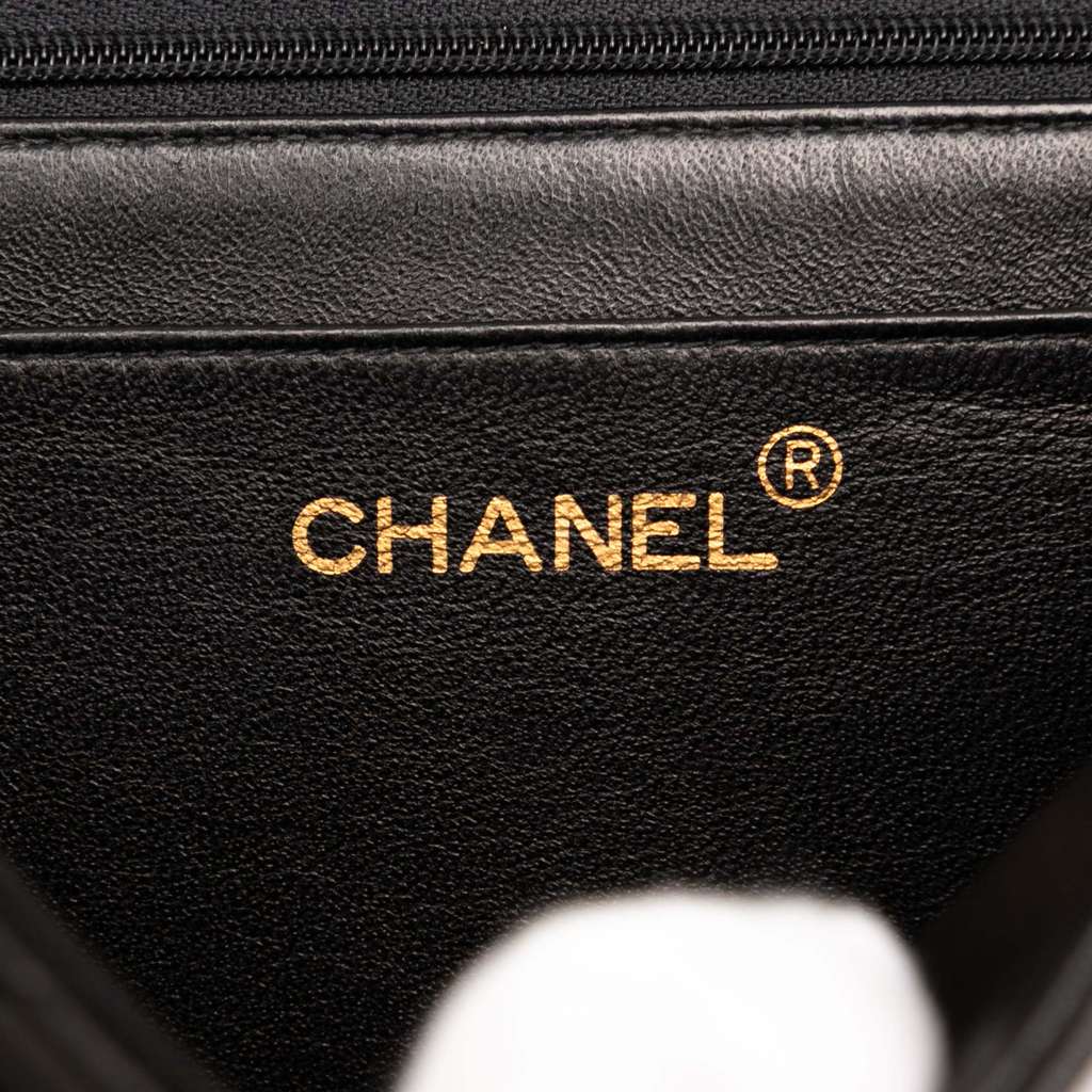 Chanel Jumbo Classic Lambskin Single Flap - Side view