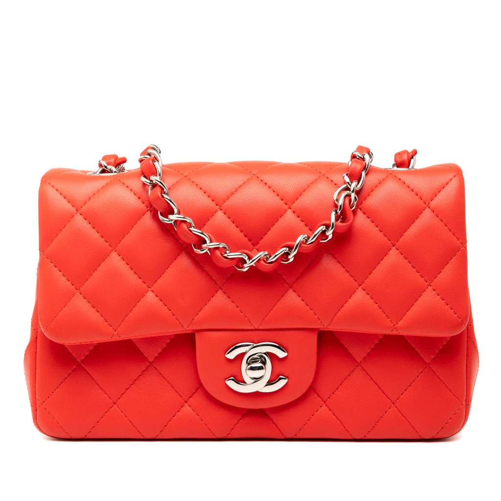Chanel Mini Rectangular Classic Lambskin Single Flap