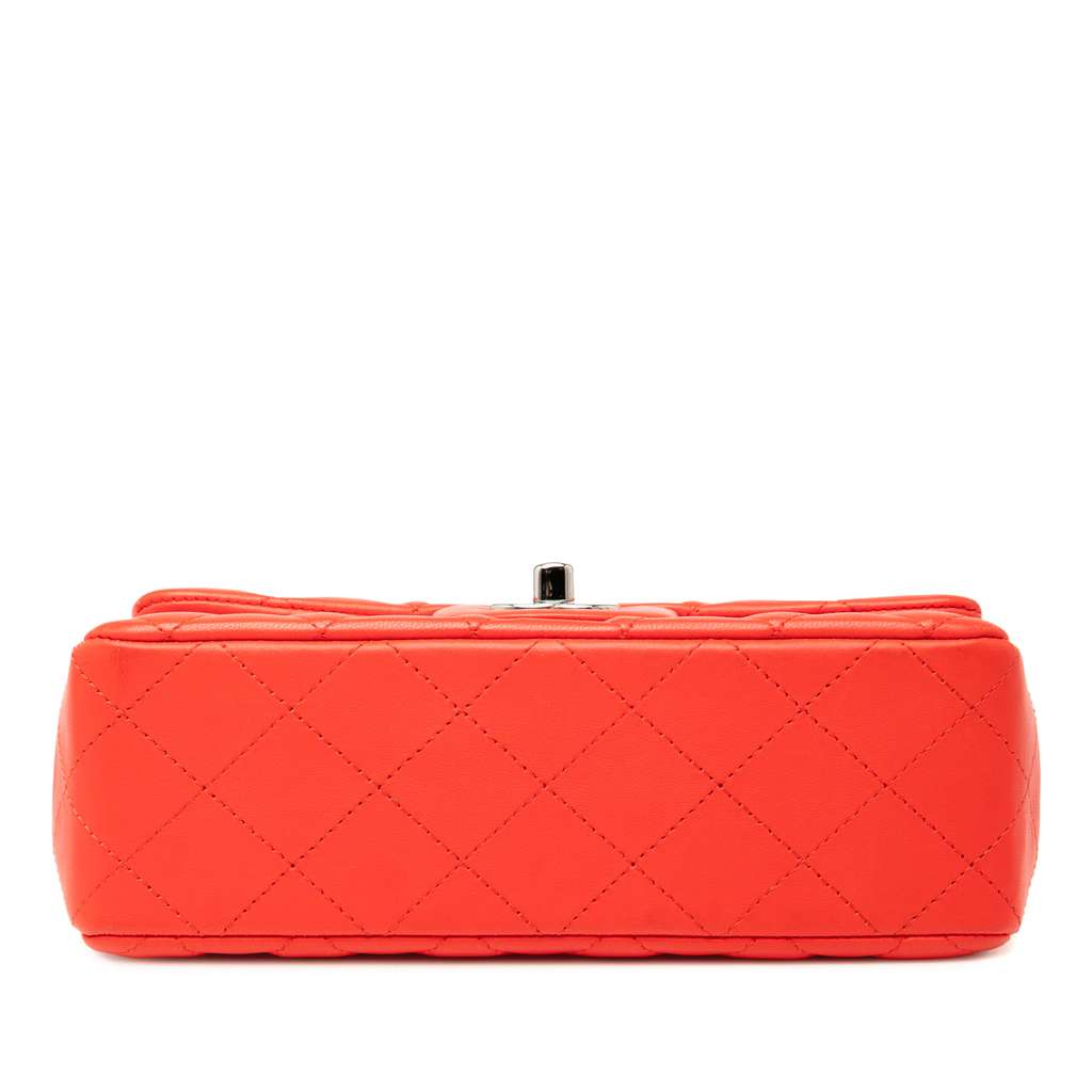Chanel Mini Rectangular Classic Lambskin Single Flap - Image 6