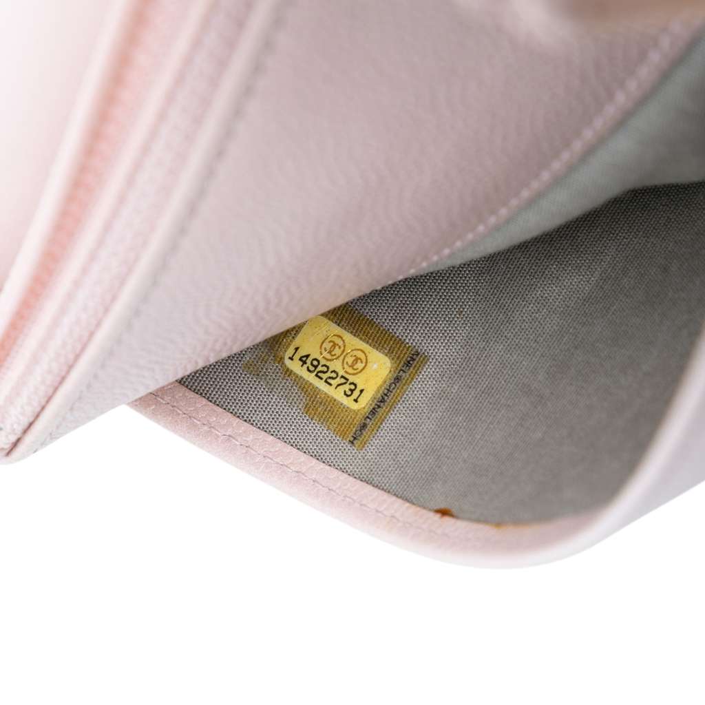 Chanel CC Caviar Sevruga Wallet On Chain - Detail 1