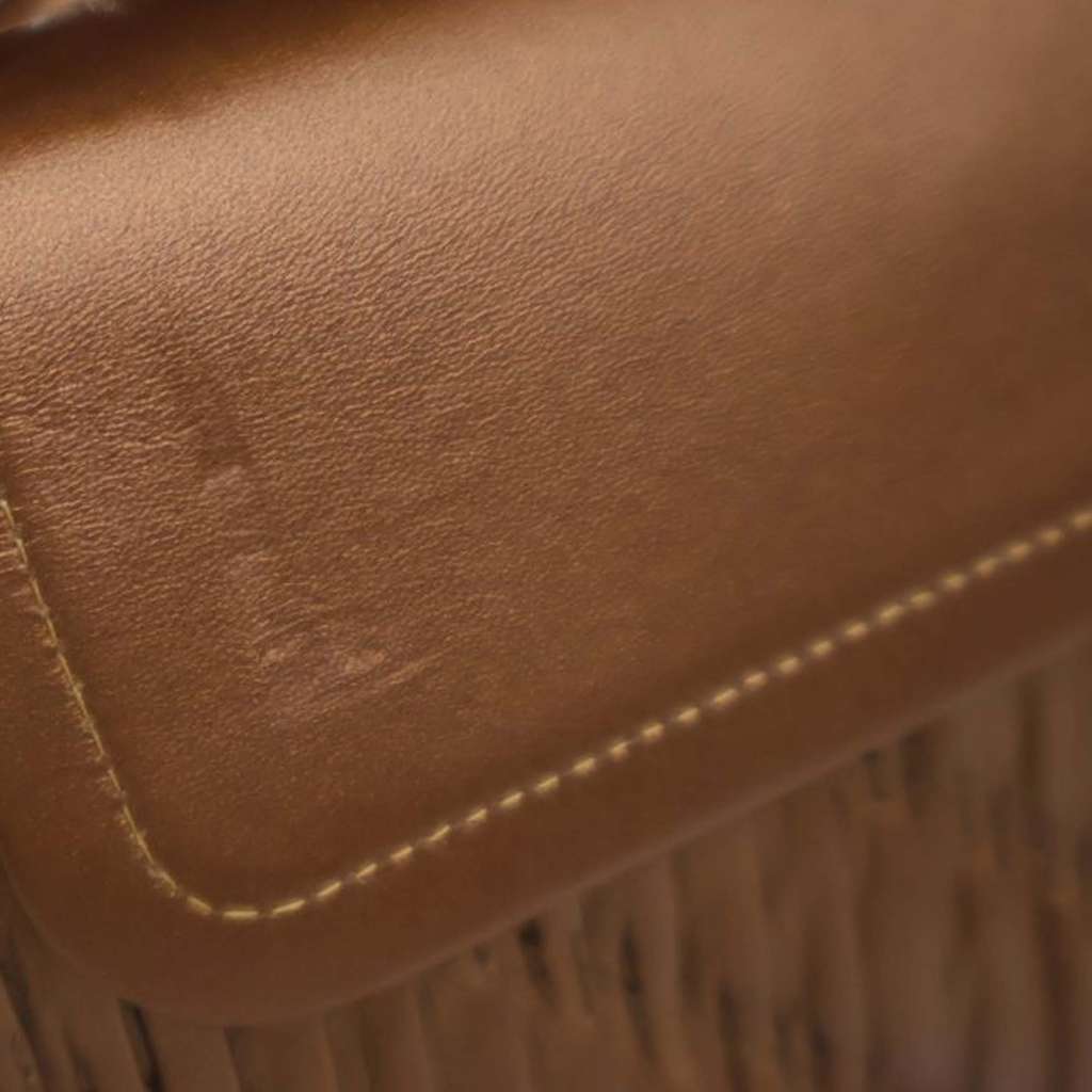 Chanel Medium Classic Chevron Calfskin Pleated Double Flap - Image 12