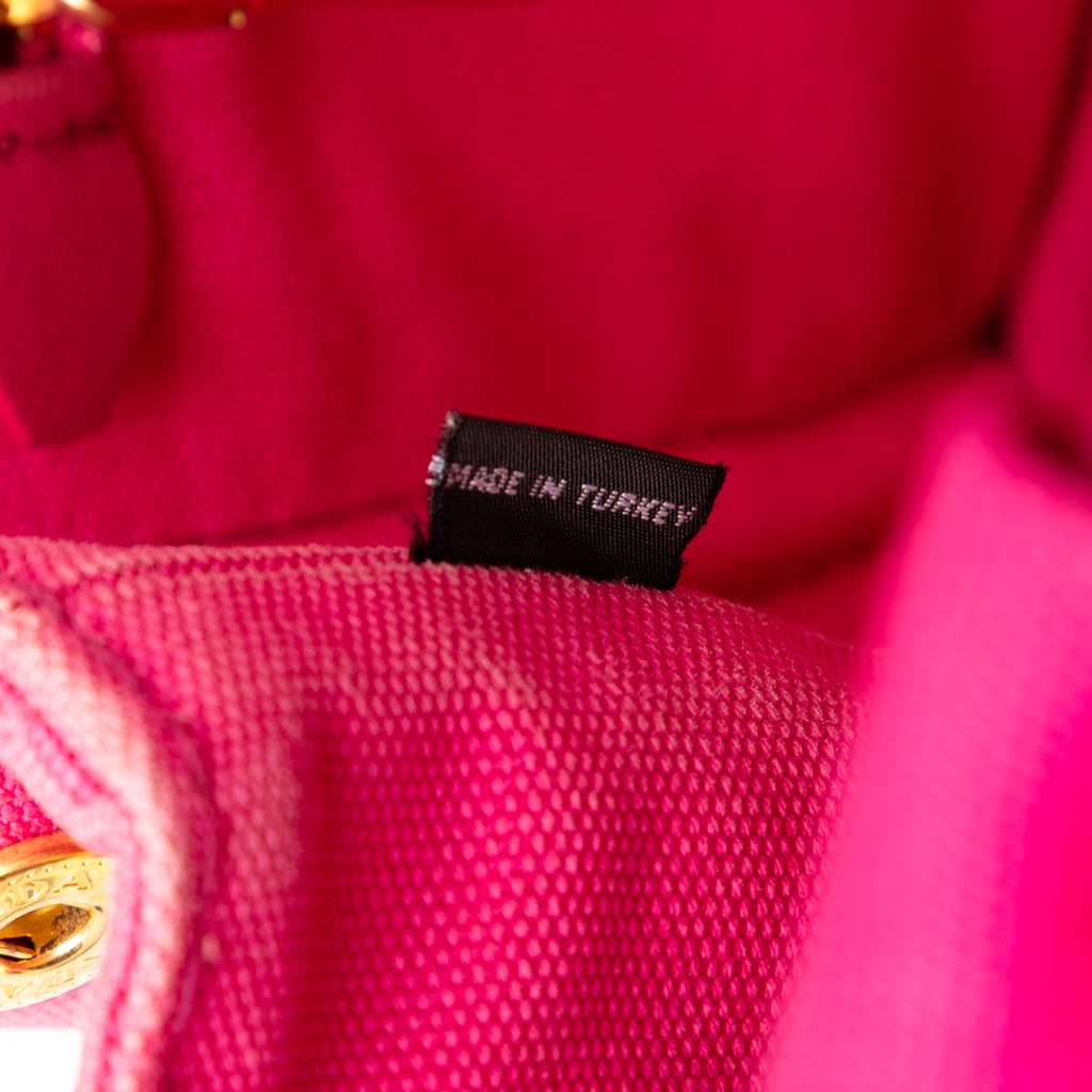 Prada Small Canvas Canapa Logo Satchel - Detail 1