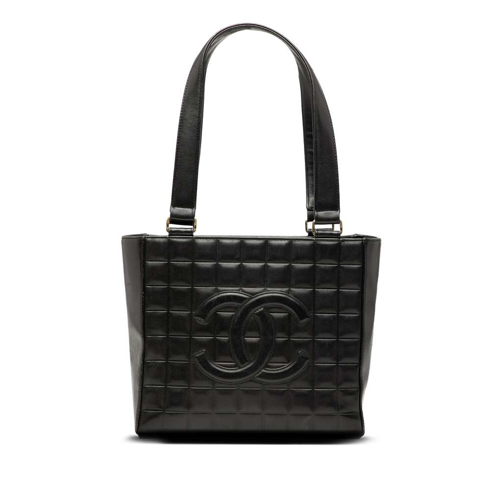 Chanel CC Choco Bar Lambskin Tote