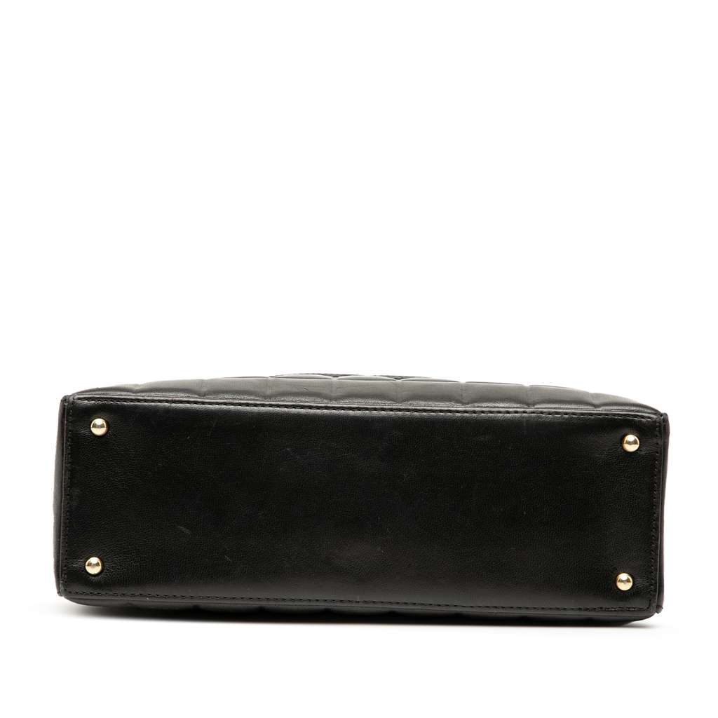 Chanel CC Choco Bar Lambskin Tote - Image 6