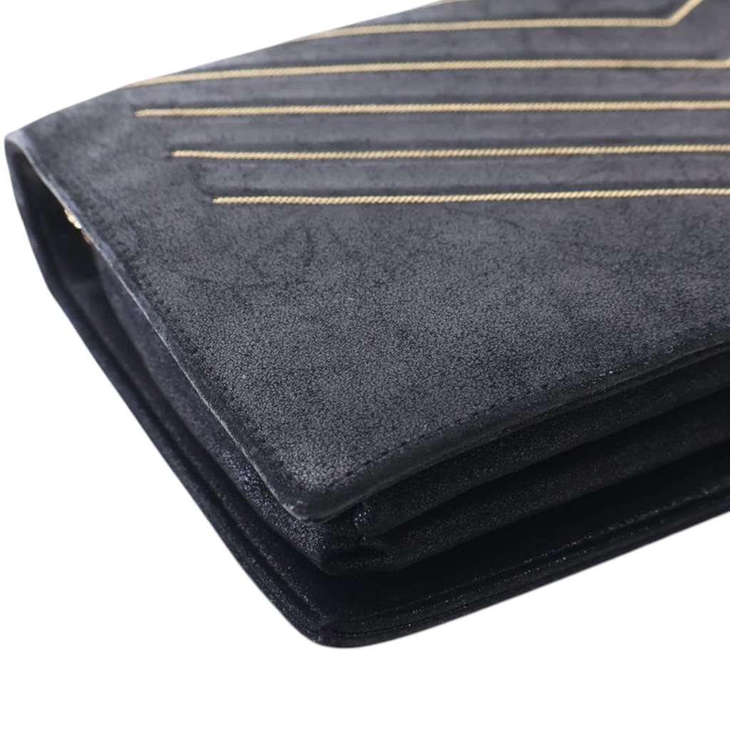 Chanel Chevron Nubuck Micro Chain Embellished Flap - Image 10