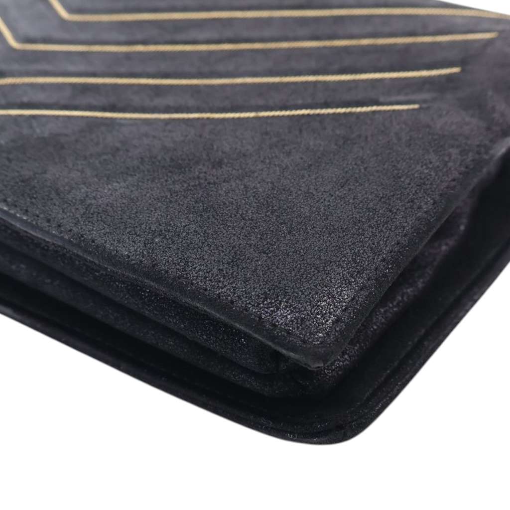 Chanel Chevron Nubuck Micro Chain Embellished Flap - Image 11