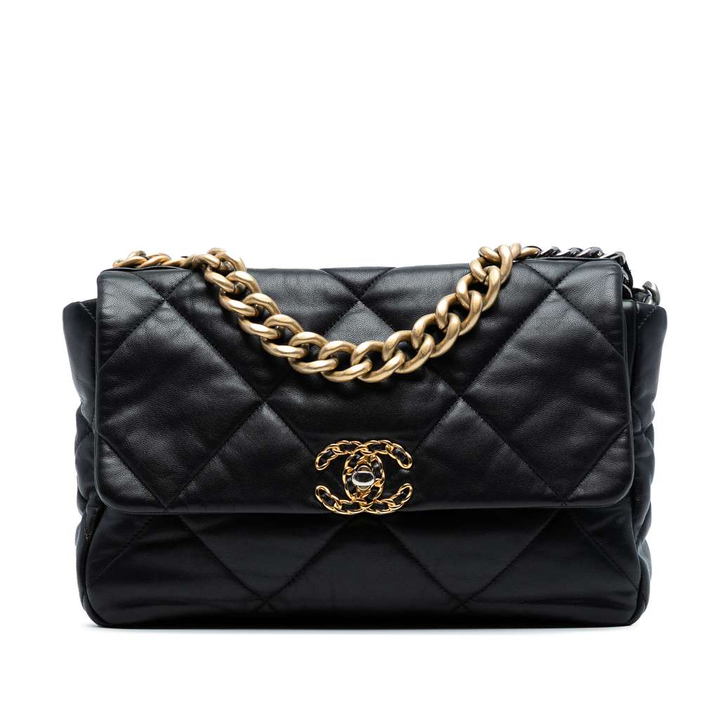Chanel Large Lambskin 19 Flap