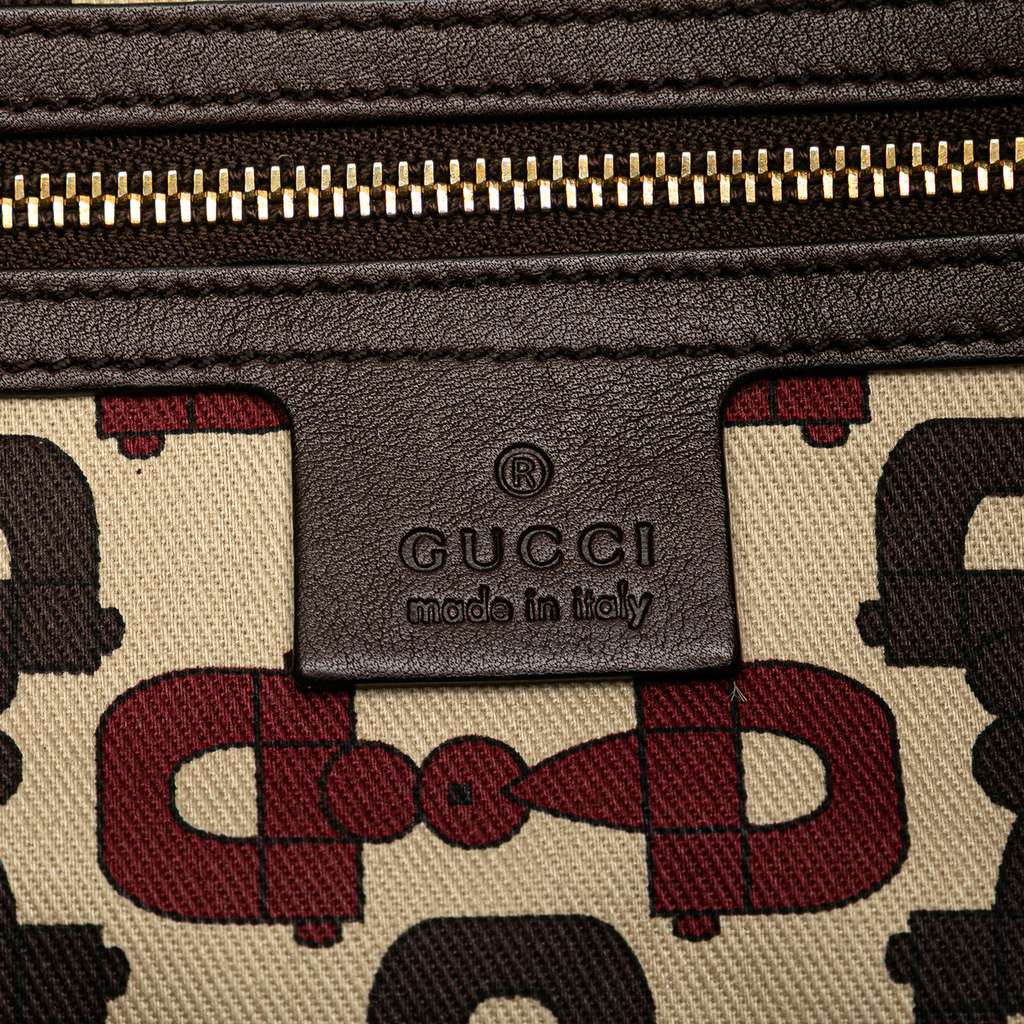Gucci Large Guccissima Hysteria Tote - Side view