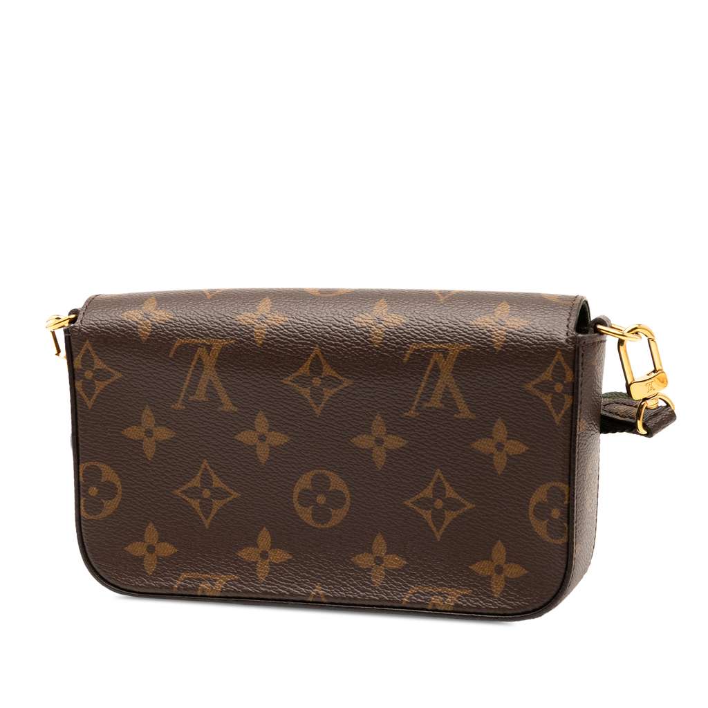 Louis Vuitton Monogram Felicie Strap And Go - Back view