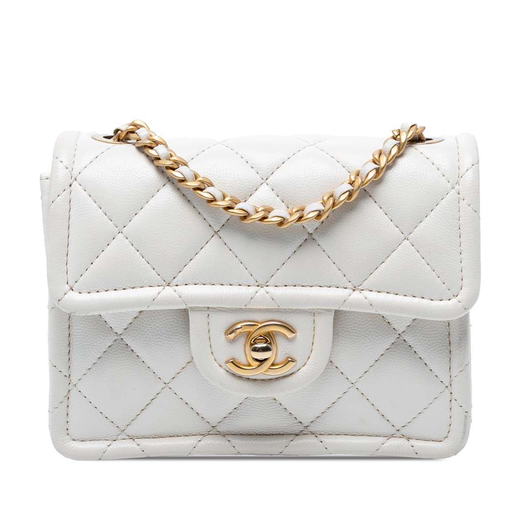 Chanel Mini Quilted Caviar Sweet Classic Flap