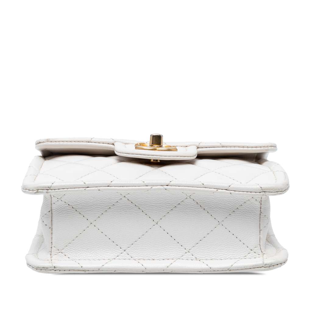 Chanel Mini Quilted Caviar Sweet Classic Flap - Image 6