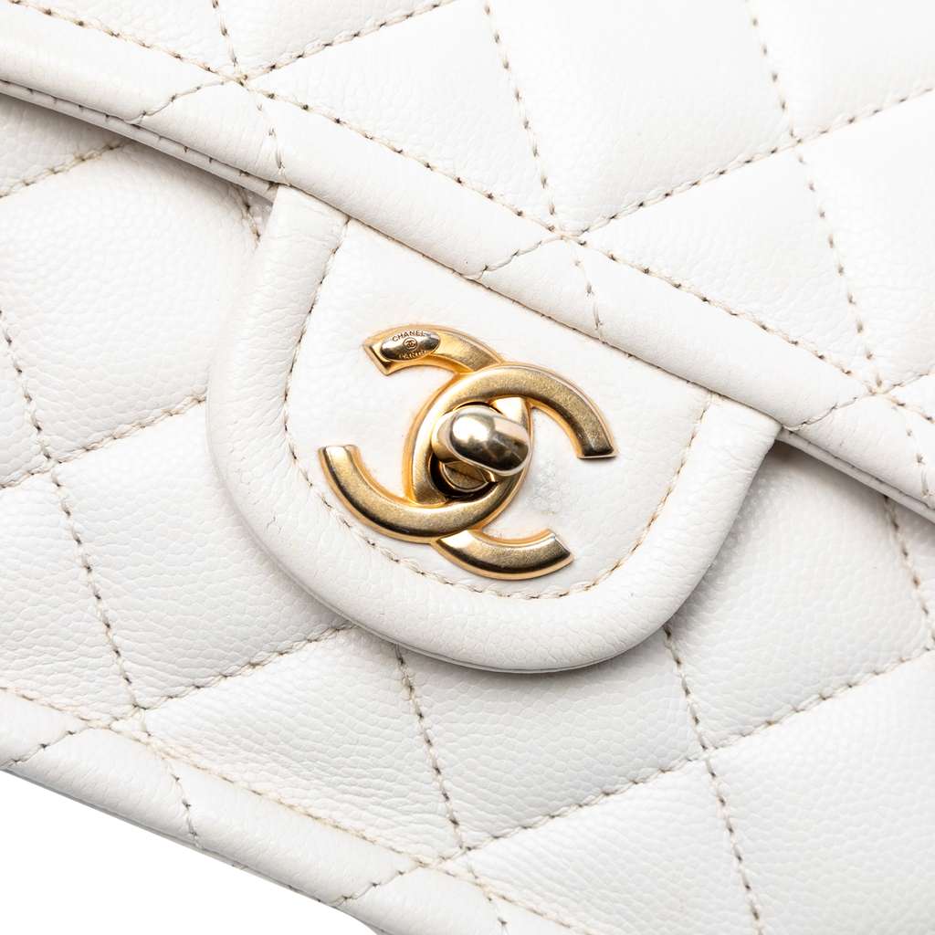 Chanel Mini Quilted Caviar Sweet Classic Flap - Detail 1